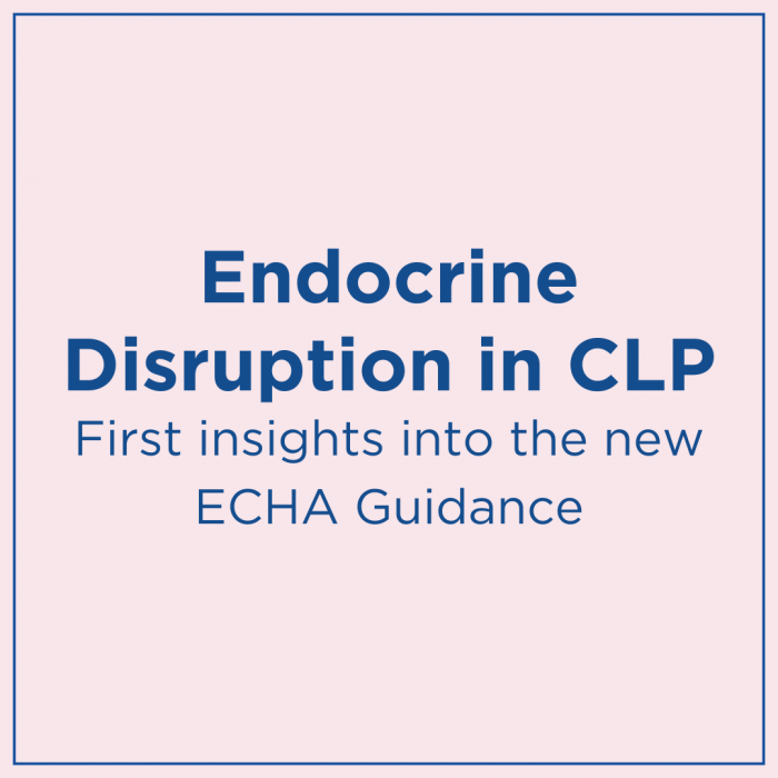 Endocrine Disruption in CLP: First insights into the new ECHA Guidance (FREE webinar)